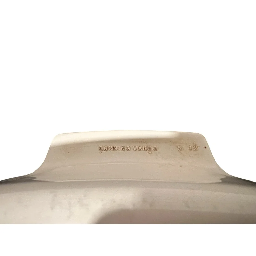 Corning Ware A-10-B English Meadow 2.5 Liter Casserole Dish Vintage Floral White